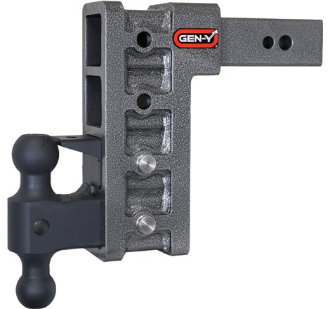 Gen-Y Mega Duty 2.5in Shank 9in Drop 3500lb TW 32K Hitch w/GH-0161 Dual-Ball/Pintle Lock