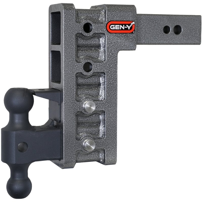 Gen-Y Mega Duty 2.5in Shank 9in Drop 3500lb TW 32K Hitch w/GH-0161 Dual-Ball/Pintle Lock