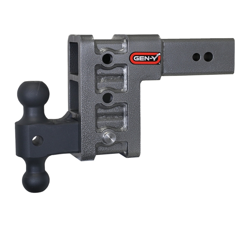 Gen-Y Mega Duty 3in Shank 6in Drop 3500lb TW 32K Hitch w/GH-0161 Dual-Ball