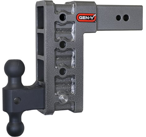 Gen-Y Mega Duty 3in Shank 9in Drop 3500lb TW 32K Hitch w/GH-0161 Dual-Ball