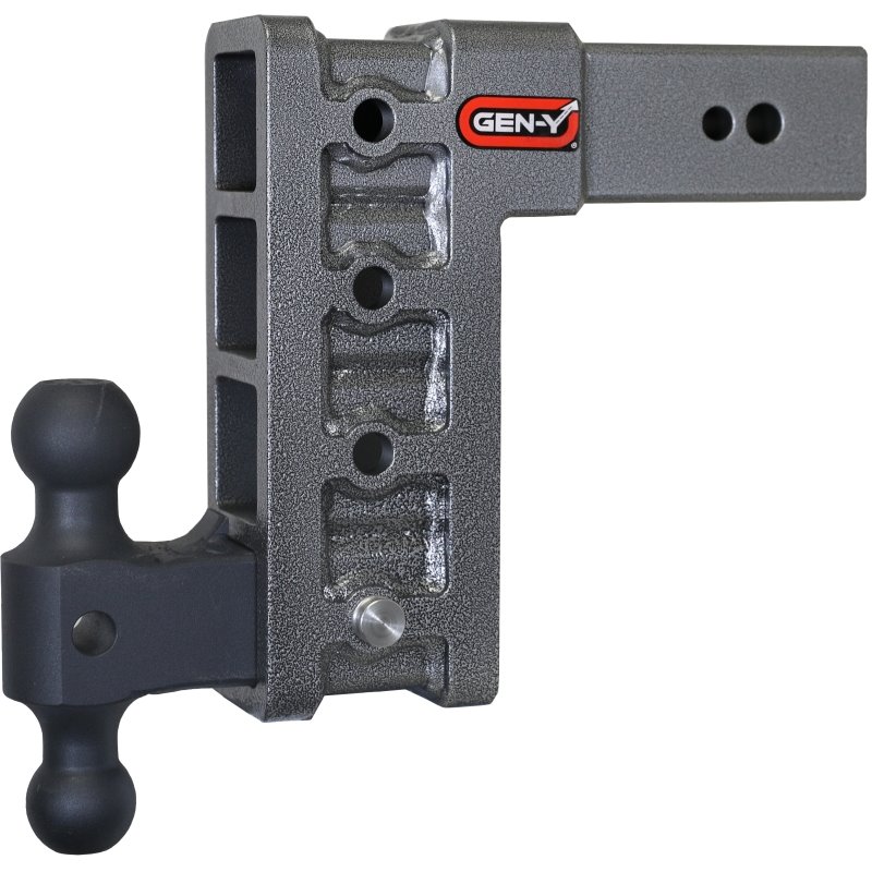 Gen-Y Mega Duty 3in Shank 9in Drop 3500lb TW 32K Hitch w/GH-0161 Dual-Ball