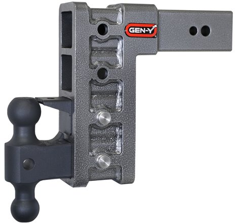 Gen-Y Mega Duty 3in Shank 9in Drop 3500lb TW 32K Hitch w/GH-0161 Dual-Ball/GH-0162 Pintle Lock