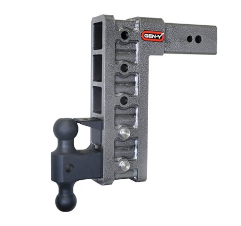 Gen-Y Mega Duty 3in Shank 12in Drop 3500lb TW 32K Hitch w/GH-0161 Dual-Ball/GH-0162 Pintle Lock