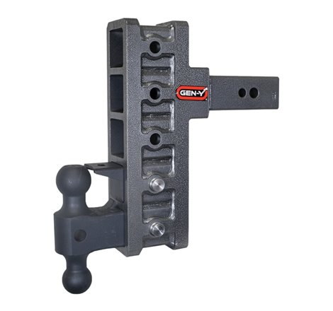 Gen-Y Mega Duty 2.5in Shank 9in Offset Drop 32K Hitch w/GH-0161 Dual-Ball/GH-0162 Pintle Lock