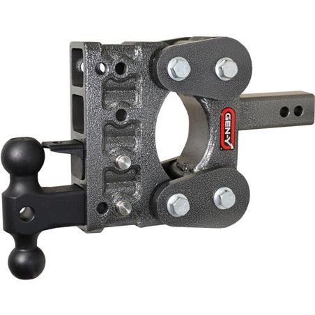 Gen-Y The Boss Torsion-Flex 2in Shank 5in Drop 10K Hitch w/GH-031 Dual-Ball/GH-032 Pintle Lock