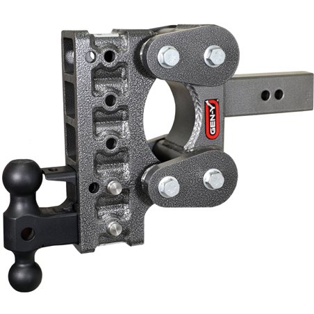 Gen-Y The Boss Torsion-Flex 2.5in Shank 7.5in Drop 16K Hitch w/GH-051 Dual-Ball/GH-032 Pintle Lock