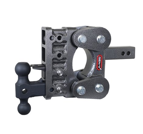 Gen-Y The Boss Torsion-Flex 2in Shank 5in Drop 16K Hitch w/GH-051 Dual-Ball/GH-032 Pintle Lock