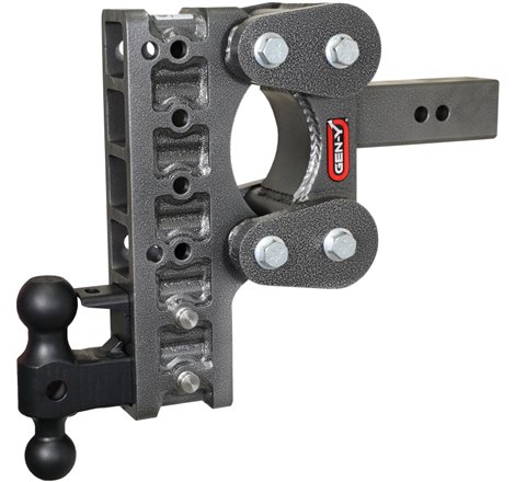 Gen-Y The Boss Torsion-Flex 2in Shank 10in Drop 16K Hitch w/GH-051 Dual-Ball/GH-032 Pintle Lock