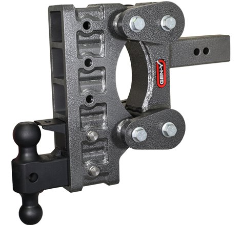 Gen-Y The Boss Torsion-Flex 2.5in Shank 9in Drop 21K Hitch w/GH-061 Dual-Ball/GH-062 Pintle Lock