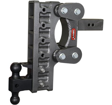 Gen-Y The Boss Torsion-Flex 2.5in Shank 12in Drop 21K Hitch w/GH-061 Dual-Ball/GH-062 Pintle Lock