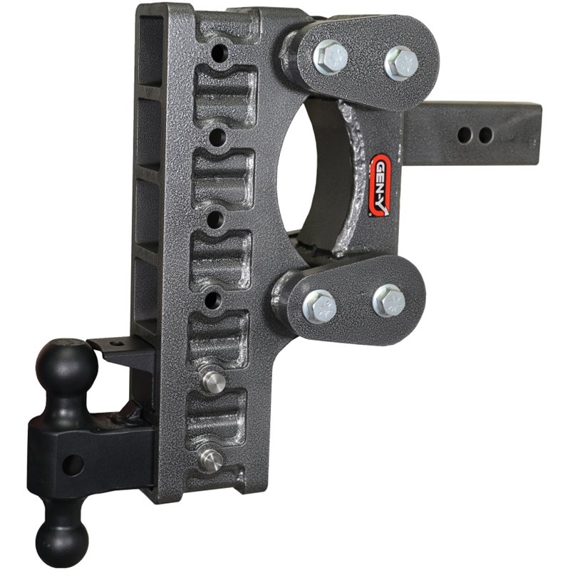 Gen-Y The Boss Torsion-Flex 2.5in Shank 12in Drop 21K Hitch w/GH-061 Dual-Ball/GH-062 Pintle Lock