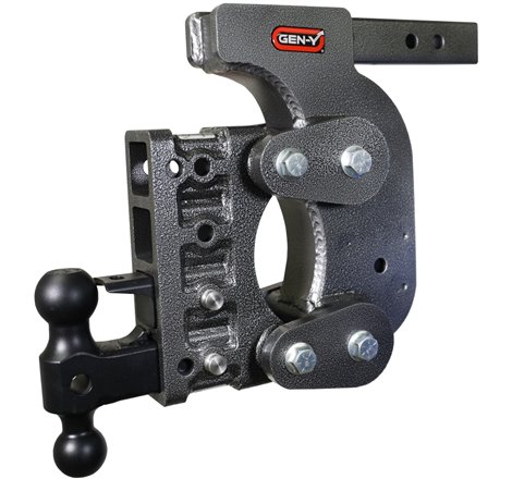 Gen-Y The Boss Torsion-Flex 2in Shank 12.5in Drop 16K Hitch w/GH-051 Dual-Ball/Pintle Lock/Stab Kit