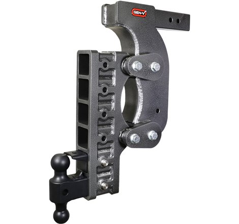 Gen-Y The Boss Torsion-Flex 2.5in Receiver 21in Drop Hitch w/Dual-Ball/Pintle Lock/Stab Kit