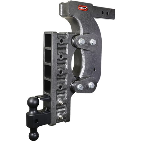 Gen-Y The Boss Torsion-Flex 2.5in Receiver 21in Drop Hitch w/Dual-Ball/Pintle Lock/Stab Kit