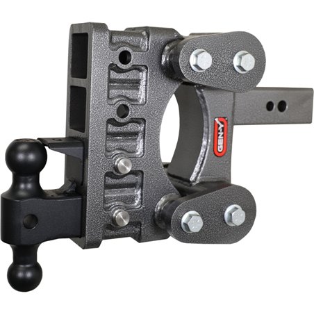 Gen-Y The Boss Torsion-Flex 2.5in Shank 6in Drop 3500lb Hitch w/GH-0161 Dual-Ball/Pintle Lock