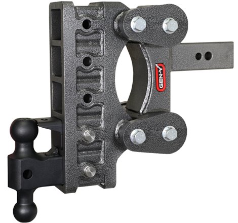 Gen-Y The Boss Torsion-Flex 2.5in Shank 9in Drop 32K Hitch w/GH-0161 Dual-Ball/GH-0162 Pintle Lock