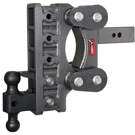 Gen-Y The Boss Torsion-Flex 2.5in Shank 9in Drop 32K Hitch w/GH-0161 Dual-Ball/GH-0162 Pintle Lock