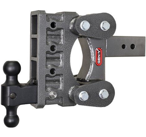 Gen-Y The Boss Torsion-Flex 3in Shank 6in Drop 3500lb TW 32K Hitch w/GH-0161 Dual-Ball