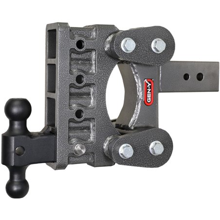 Gen-Y The Boss Torsion-Flex 3in Shank 6in Drop 3500lb TW 32K Hitch w/GH-0161 Dual-Ball