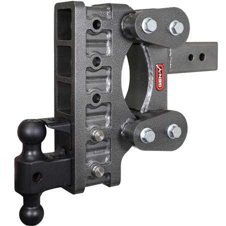 Gen-Y The Boss Torsion-Flex 3in Shank 9in Drop 32K Hitch w/GH-0161 Dual-Ball/GH-0162 Pintle Lock