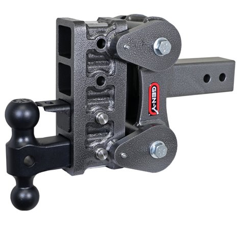 Gen-Y The Boss Torsion-Flex 2.5in Shank 5in Drop 10K Hitch w/GH-031 Dual-Ball/GH-032 Pintle Lock