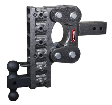 Gen-Y The Boss Torsion-Flex 2.5in Shank 10in Drop 10K Hitch w/GH-031 Dual-Ball/GH-032 Pintle Lock