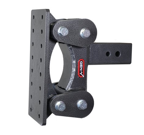 Gen-Y The Boss Torsion-Flex Pintle Plate 3in Shank 6.5in Drop 2400lb TW 21K Hitch