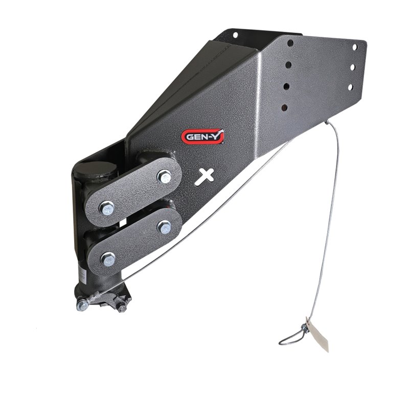 Gen-Y Executive Torsion-Flex Auto Rhino 5th Wheel Pin Box Rep w/Gooseneck 2-5/16in Coupler