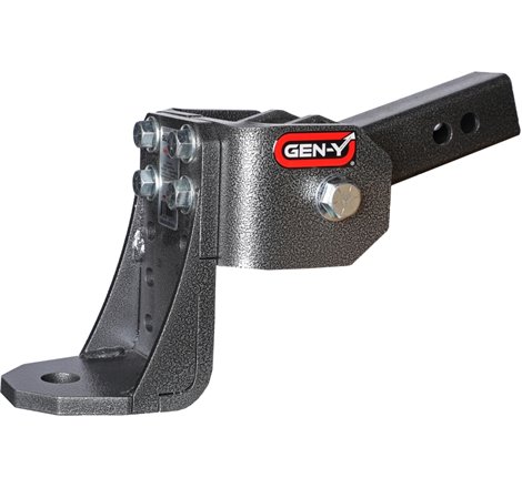 Gen-Y Glyder Torsion-Flex 2in Shank 6in drop 7K Hitch w/Ball Platform/1in Diameter Mounting Hole