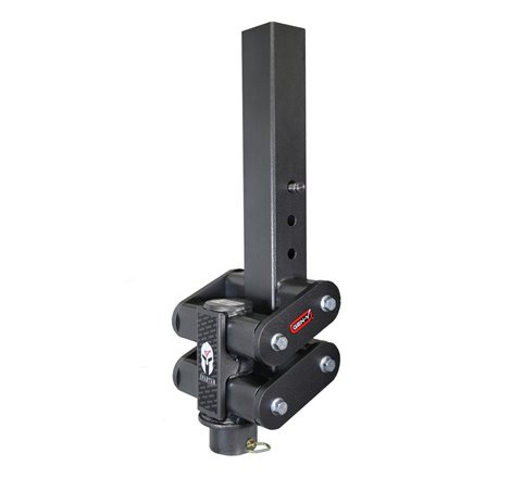 Gen-Y Spartan Torsion-Flex 5in Offset 4in SQ Tube Gooseneck 2-5/16in Coupler Standard Height