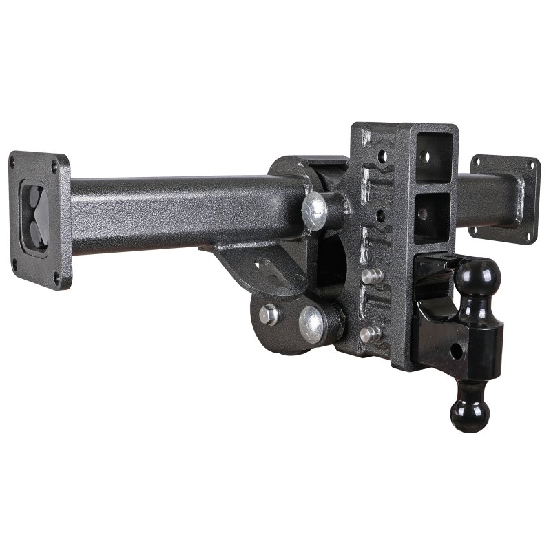 Gen-Y 27in Traveller Torsion-Flex 2.5in Shank 9in Drop 3.5K TW 21K Hitch Chassis Frame Mount