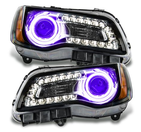 Oracle 11-14 Chrysler 300C SMD HL - Black - NON HID - UV/Purple