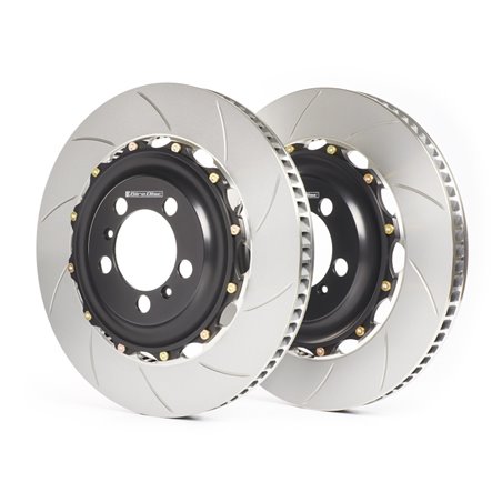 GiroDisc 02-04 Audi RS6 (C5) 380mm Slotted Front Rotors (w/Spacers)