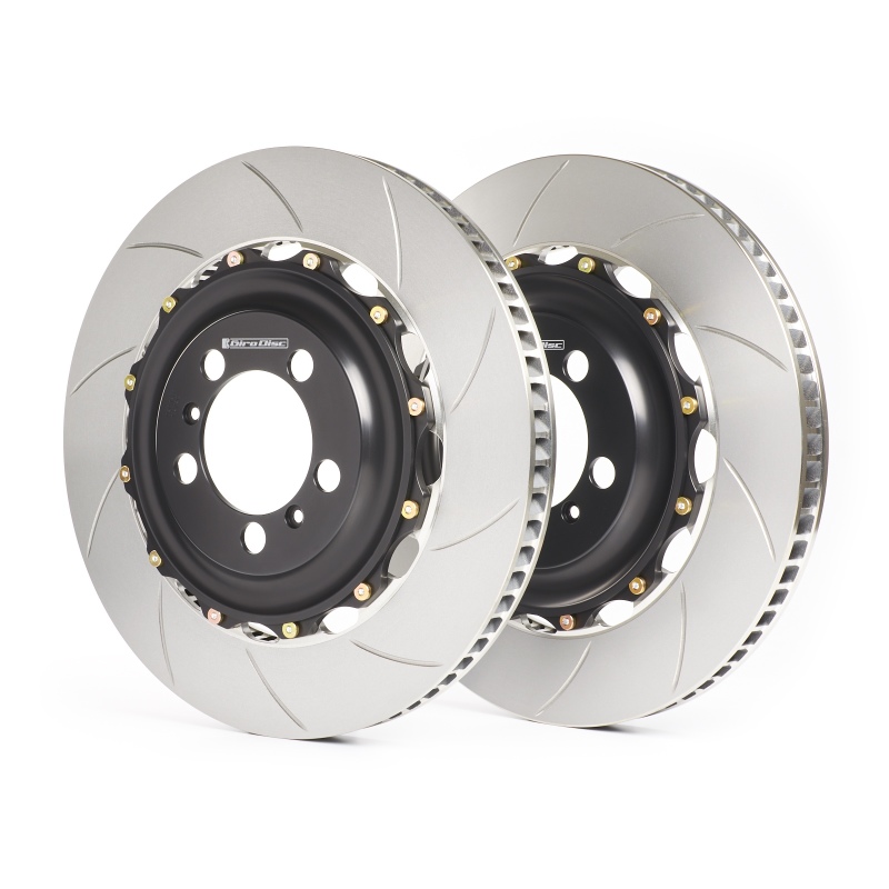 GiroDisc 10-16 Audi RS5 (B8) 380mm (w/Spacers) Slotted Rear Rotors