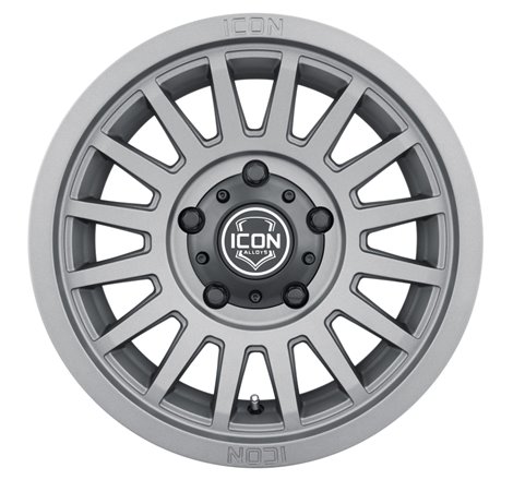 ICON Recon SLX 17x8.5 6x135 6mm Offset 5in BS 87.1mm Bore Charcoal Wheel