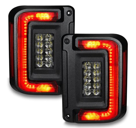 Oracle 07-17 Jeep Wrangler JK Flush Mount LED Tail Lights - Tinted