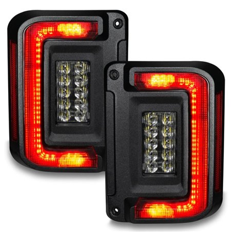 Oracle 07-17 Jeep Wrangler JK Flush Mount LED Tail Lights - Tinted