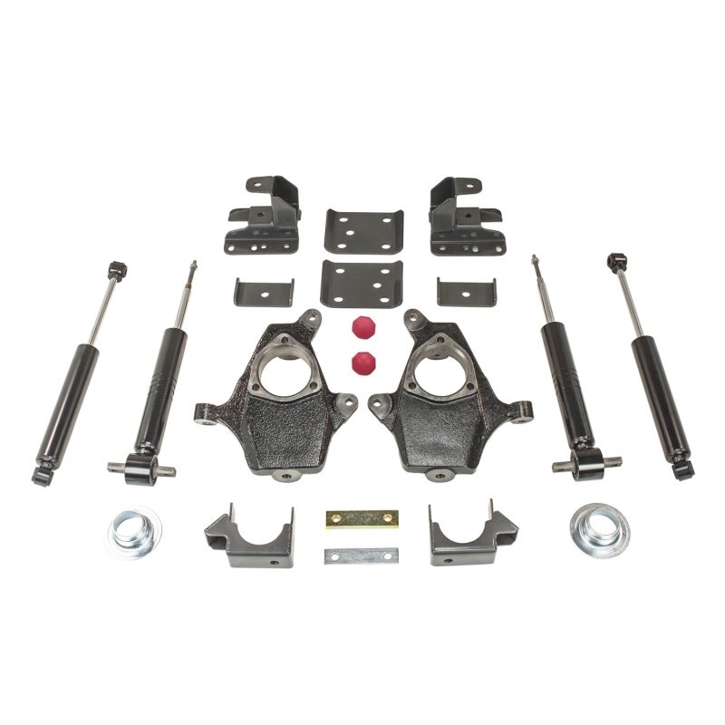 MaxTrac 07-16 GM C/K1500 2WD/4WD (Non Magneride) 3in/5in or 4in/6in Lowering Spindle Kit