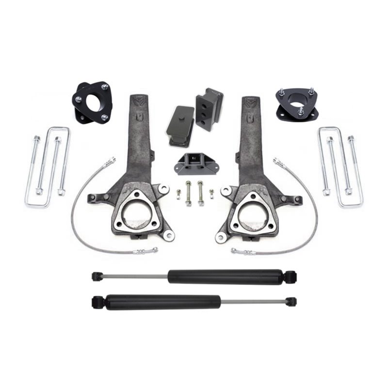 MaxTrac 04-18 Nissan Titan 2WD 6.5in/4in MaxPro Spindle Lift Kit w/MaxTrac Shocks