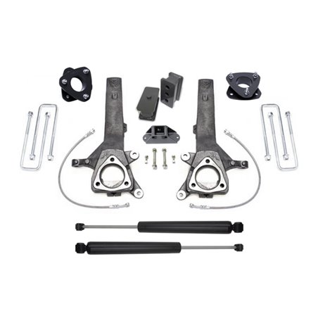 MaxTrac 04-18 Nissan Titan 2WD 6.5in/4in MaxPro Spindle Lift Kit w/MaxTrac Shocks