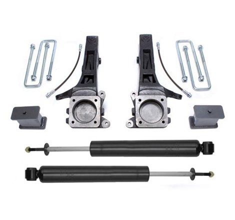 MaxTrac 05-18 Toyota Tacoma 2WD 6 Lug 4in/2in MaxPro Spindle Lift Kit w/MaxTrac Shocks