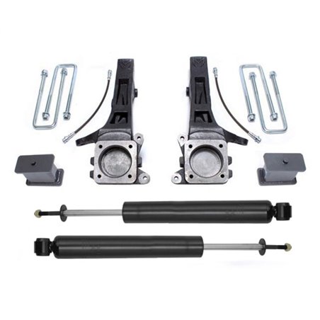 MaxTrac 05-18 Toyota Tacoma 2WD 6 Lug 4in/2in MaxPro Spindle Lift Kit w/MaxTrac Shocks