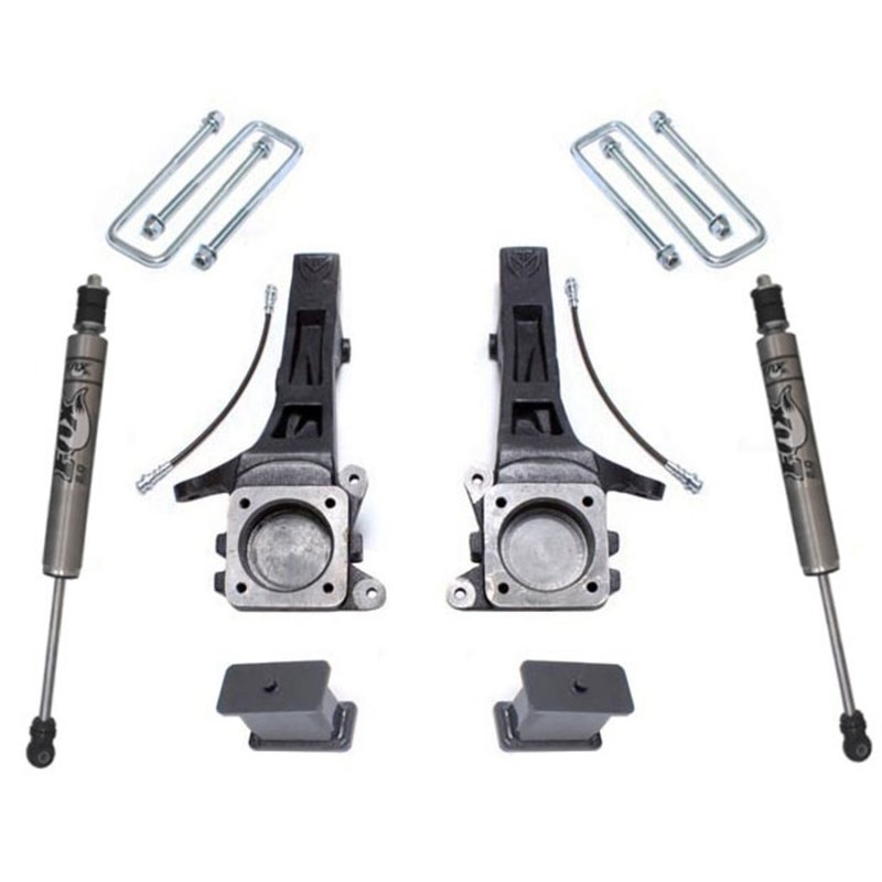 MaxTrac 05-18 Toyota Tacoma 2WD 6 Lug 4in/2in MaxPro Elite Spindle Lift Kit w/FOX Shocks