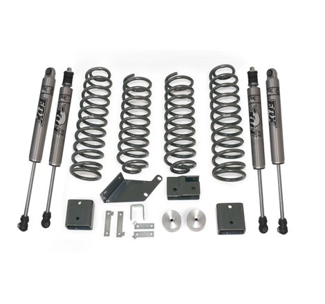 MaxTrac 07-18 Jeep Wrangler JK 2WD/4WD 3in/3in Coil Lift Kit w/FOX Shocks