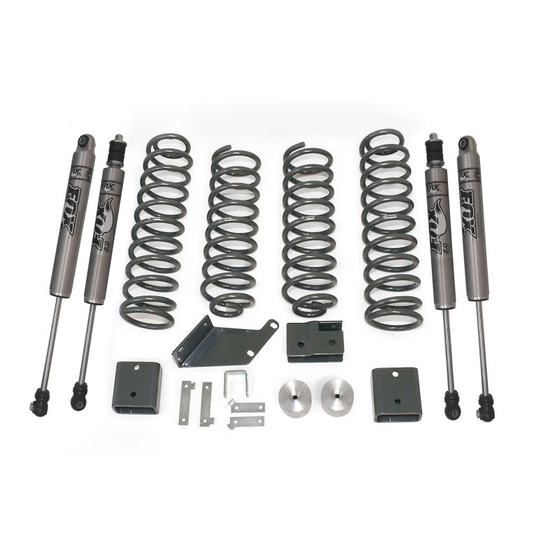 MaxTrac 07-18 Jeep Wrangler JK 2WD/4WD 3in/3in Coil Lift Kit w/FOX Shocks