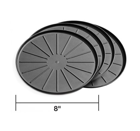 WeatherTech Round Coaster Set - Black - Set of 8