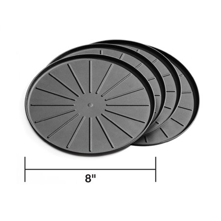 WeatherTech Round Coaster Set - Black - Set of 8