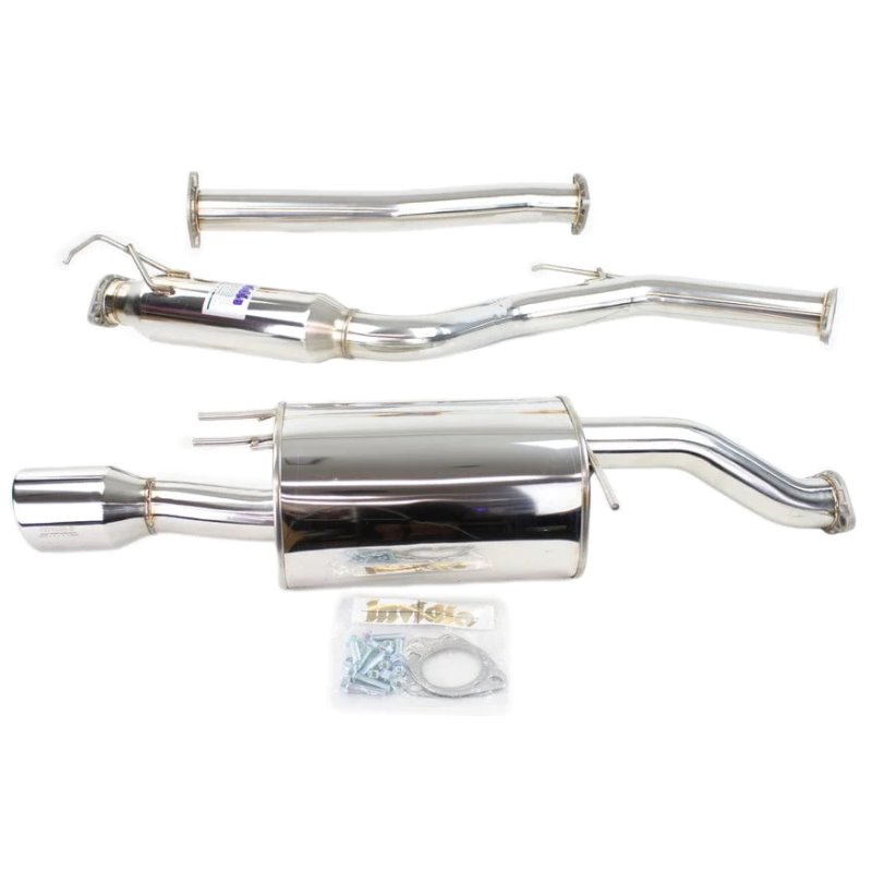 Invidia 14-15 Honda Civic Si K24 Coupe Q300 Rolled Stainless Steel Tip Cat-back Exhaust