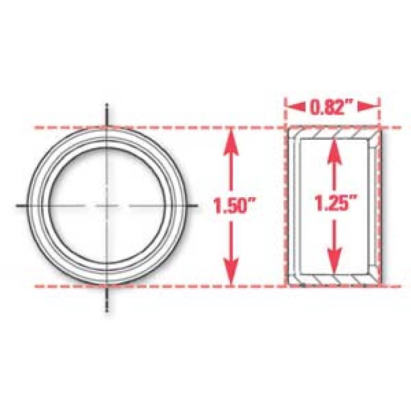 SPC Performance Weld-In Ring Kit 1.25 in. ID