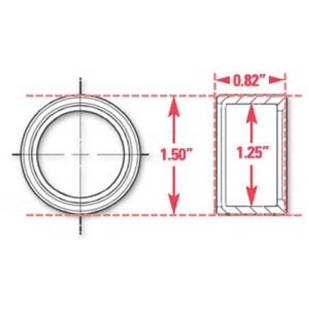 SPC Performance Weld-In Ring Kit 1.25 in. ID